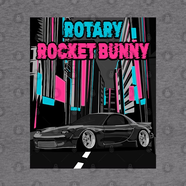 Mazda RX-7 FD Rotary Rocket Bunny by Rebellion Store